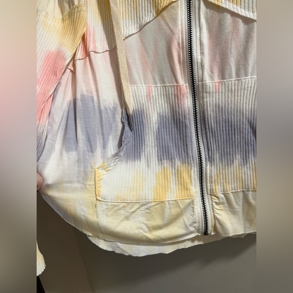 POL Cream Ribbed Top - Picture 3 of 5